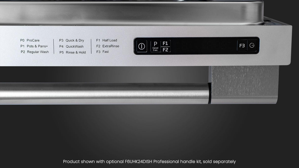 24" STAINLESS STEEL BUILT-IN DISHWASHER - (F6DWT24SS2)