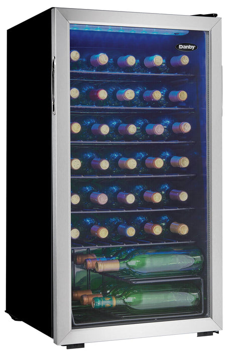 Danby 36 Bottle Free-Standing Wine Cooler in Stainless Steel - (DWC036A1BSSDB6)