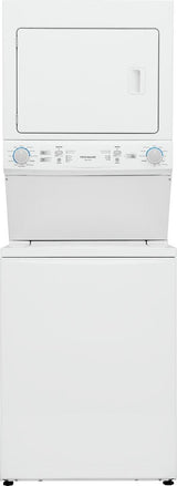 Frigidaire Electric Long Vent Stacked Laundry Center - 3.9 Cu. Ft Washer and 5.5 Cu. Ft. Dryer - (FLCE7523AW)