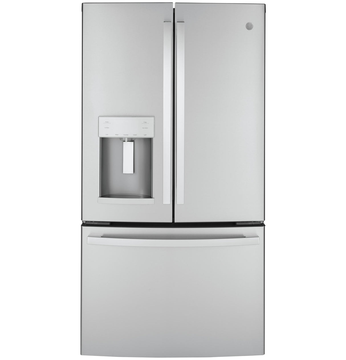 GE(R) ENERGY STAR(R) 22.1 Cu. Ft. Counter-Depth Fingerprint Resistant French-Door Refrigerator - (GYE22GYNFS)