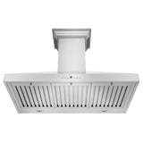 ZLINE Ducted Vent Wall Mount Range Hood in Stainless Steel with Built-in ZLINE CrownSound Bluetooth Speakers (KL3CRN-BT) - (KL3CRNBT30)