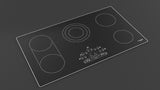 36" RADIANT COOKTOP WITH BRUSHED ALUMINUM TRIM - (F6RT36S2)