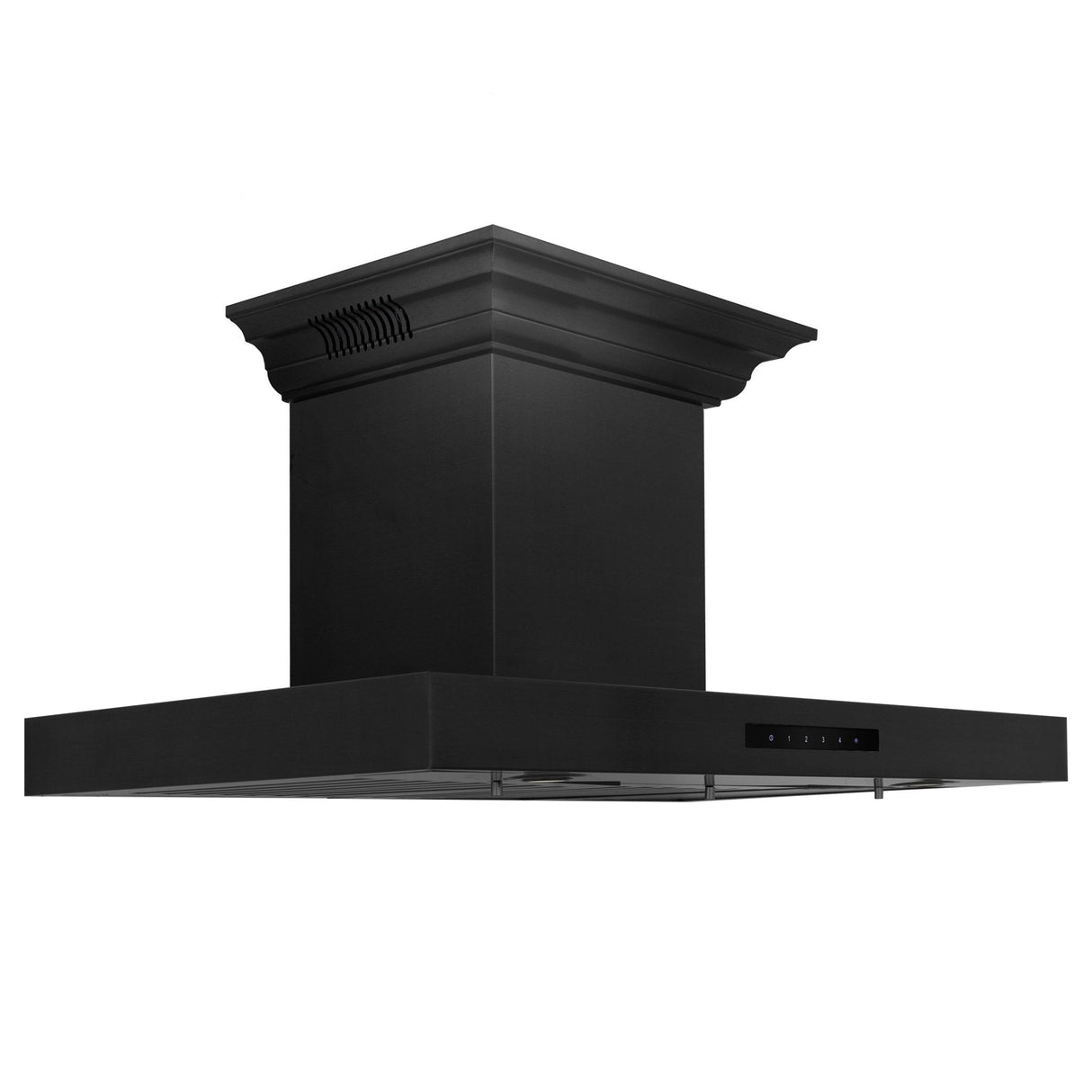 ZLINE Wall Mount Range Hood in Black Stainless Steel with Built-in ZLINE CrownSound Bluetooth Speakers (BSKENCRN-BT) - (BSKENCRNBT36)