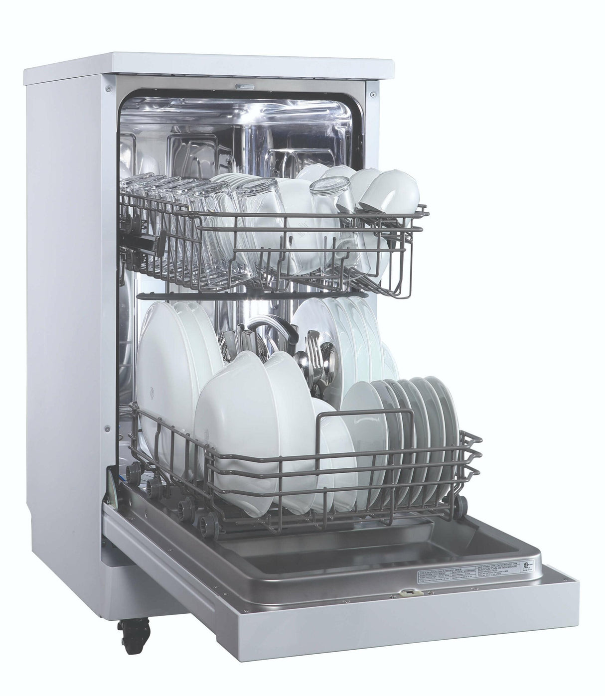 Danby 18" Wide Portable Dishwasher in White - (DDW1805EWP)