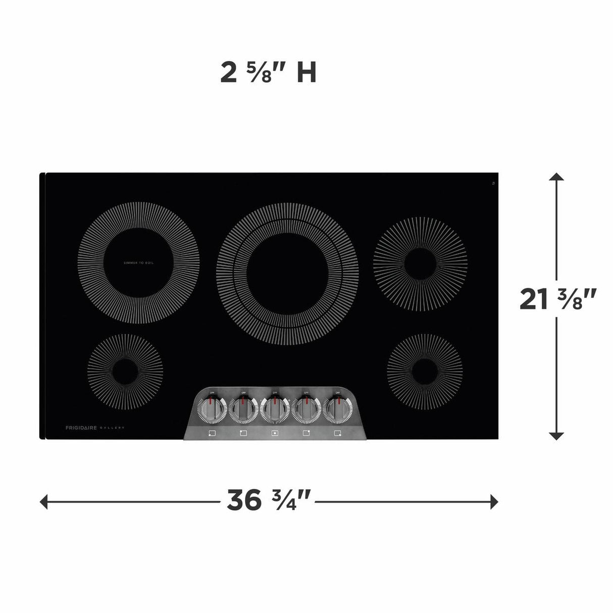 Frigidaire Gallery 36" Electric Cooktop - (GCCE3670AD)