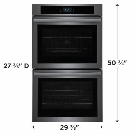 Frigidaire 30" Double Electric Wall Oven with Fan Convection - (FCWD3027AD)