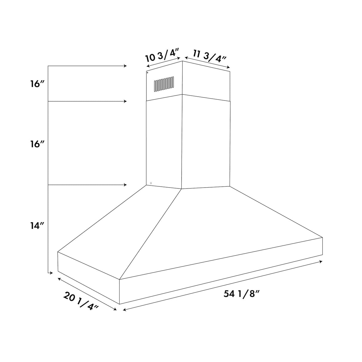 ZLINE Professional Convertible Vent Wall Mount Range Hood in Stainless Steel (597) - (59754)