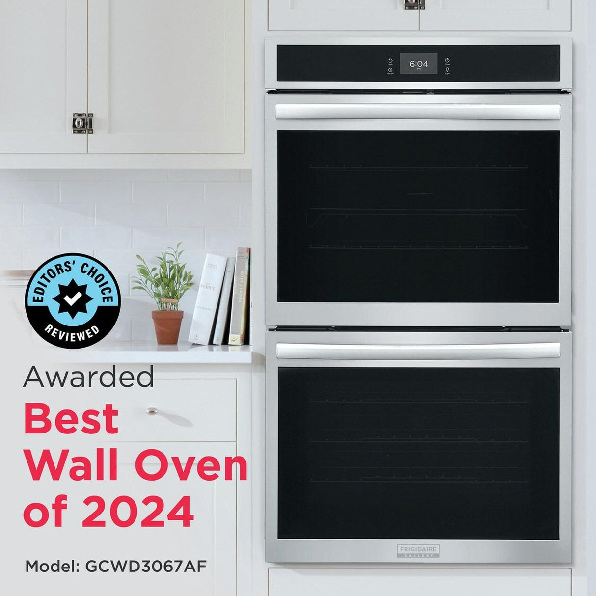 Frigidaire Gallery 30" Double Electric Wall Oven with Total Convection - (GCWD3067AF)