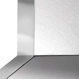 ZLINE Designer Series Wall Mount Range Hood in DuraSnow Stainless Steel with Mirror Accents (655MR) - (655MR30)