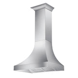 ZLINE Designer Series DuraSnow Stainless Steel Wall Range Hood (8632S) - (8632S36)