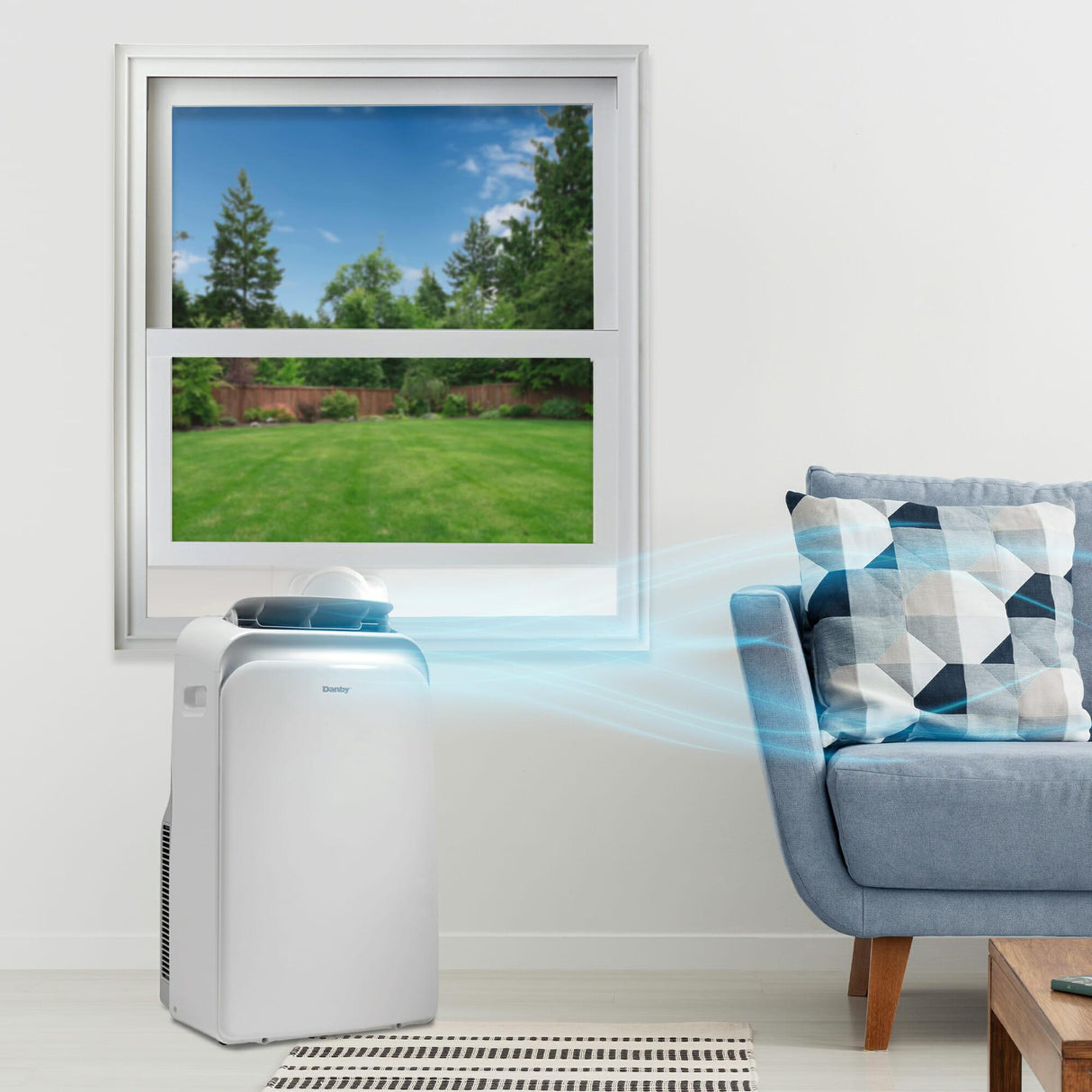 Danby 13,000 BTU (10,000 SACC) 3-in-1 Portable Air Conditioner in White - (DPA103B1WDB6)