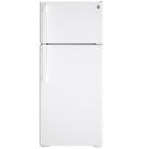 GE(R) ENERGY STAR(R) 17.5 Cu. Ft. Top-Freezer Refrigerator - (GIE18DTNRWW)