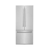 ZLINE 36" 19.6 cu. ft. Built-In 3-Door French Door Refrigerator with Internal Water and Ice Dispenser in Stainless Steel (RBIV-304-36) - (RBIV30436)