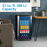 Danby 3.1 cu. ft. Free-Standing Beverage Center in Stainless Steel - (DBC117A2BSSDD6)