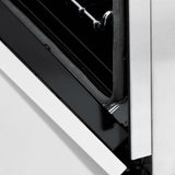 ZLINE Autograph Edition 36" 4.6 cu. ft. Dual Fuel Range with Gas Stove and Electric Oven in DuraSnow Stainless Steel with White Matte Door and Accents (RASZ-WM-36) [Color: Champagne Bronze] - (RASZWM36CB)