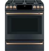 Caf(eback)(TM) 30" Smart Slide-In, Front-Control, Gas Range with Convection Oven - (CGS700P3MD1)