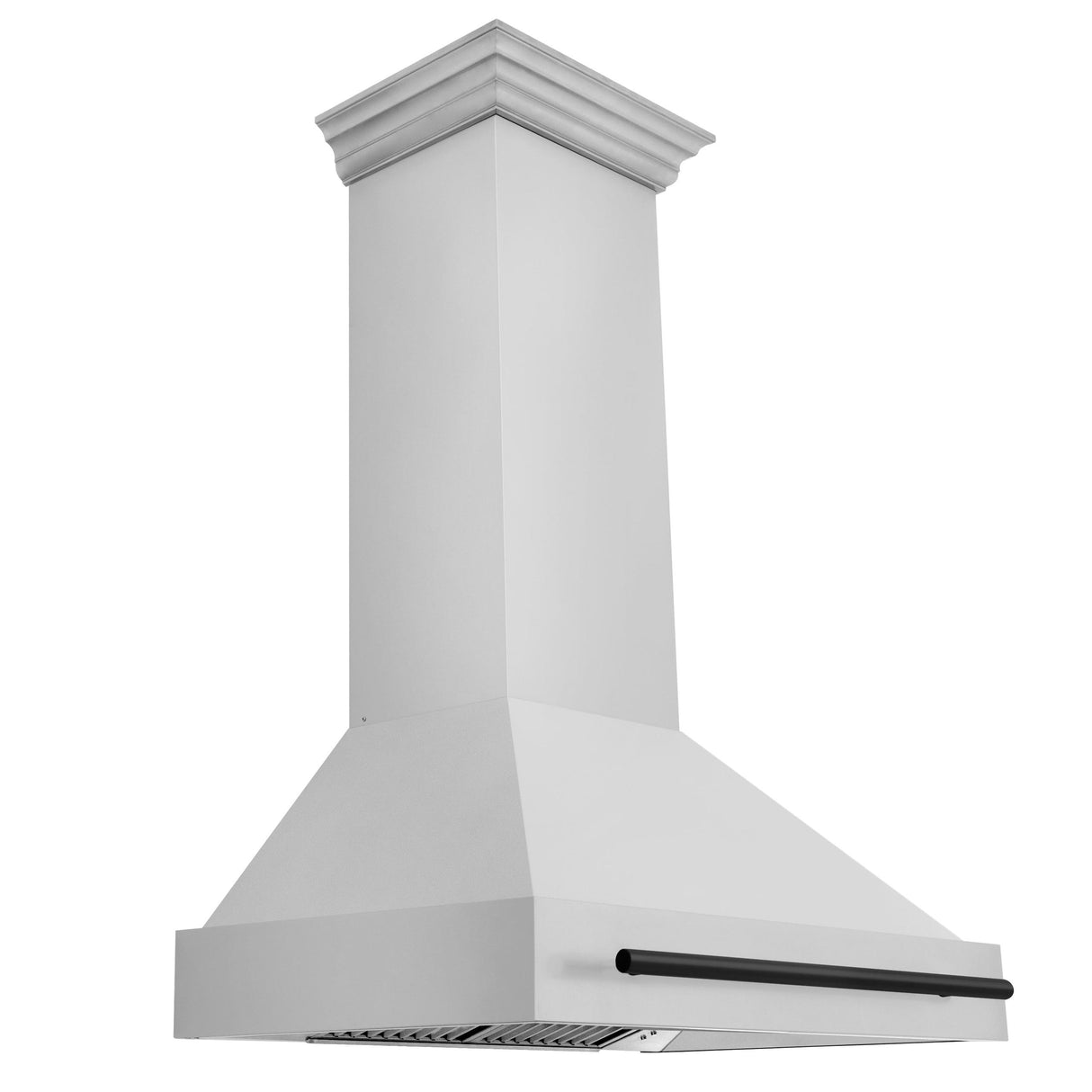 36 in. ZLINE Autograph Edition Stainless Steel Range Hood with Stainless Steel Shell and Handle (8654STZ-36) [Color: Matte Black] - (8654STZ36MB)