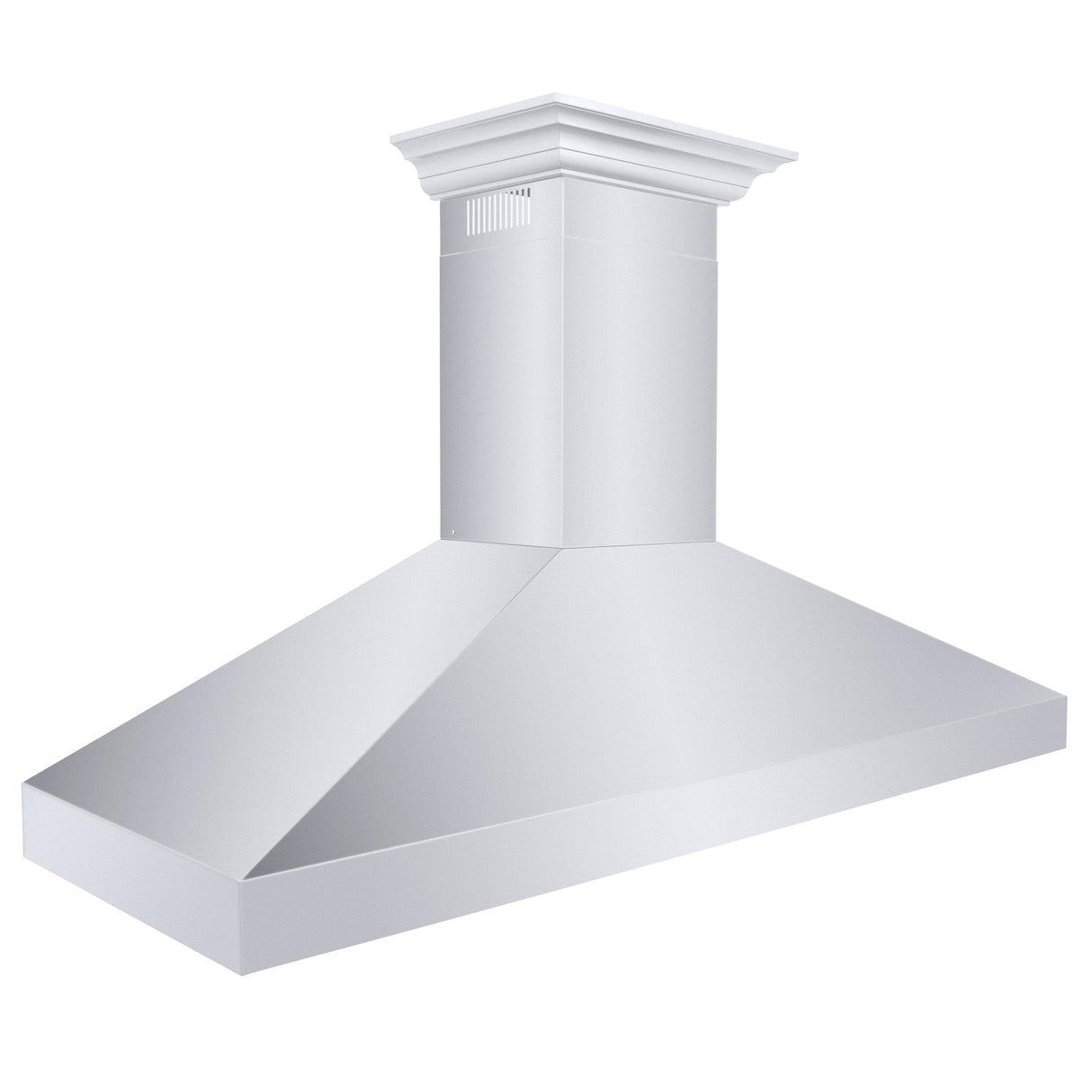 ZLINE Professional Convertible Vent Wall Mount Range Hood in Stainless Steel with Crown Molding (587CRN) - (597CRN60)