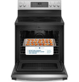 GE(R) 30" Free-Standing Electric Convection Range with No Preheat Air Fry - (JB735SPSS)