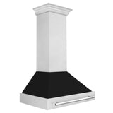 ZLINE 36 in. DuraSnow Stainless Steel Range Hood with DuraSnow Shell (8654SNX-36) [Color: Black Matte] - (8654SNXBLM36)