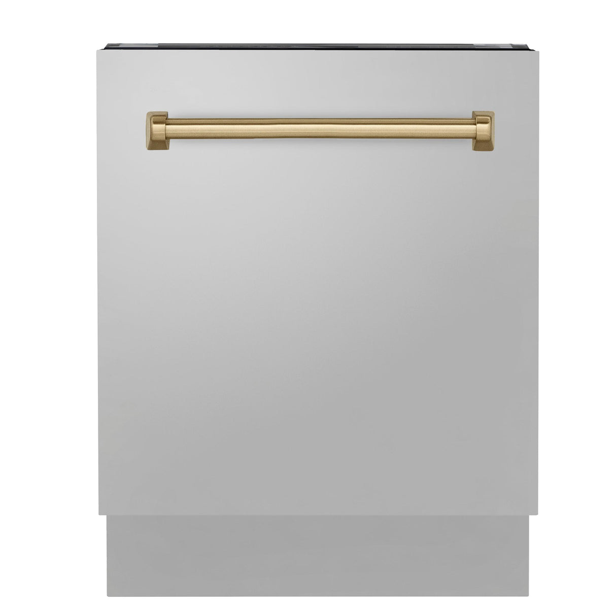 ZLINE Autograph Edition 24" 3rd Rack Top Control Tall Tub Dishwasher in Stainless Steel with Accent Handle, 51dBa (DWVZ-304-24) [Color: Champagne Bronze] - (DWVZ30424CB)