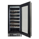 Silhouette Pro - 28 Bottle Built-in Wine Cellar In Stainless Steel - (SPRWC031D1SS)