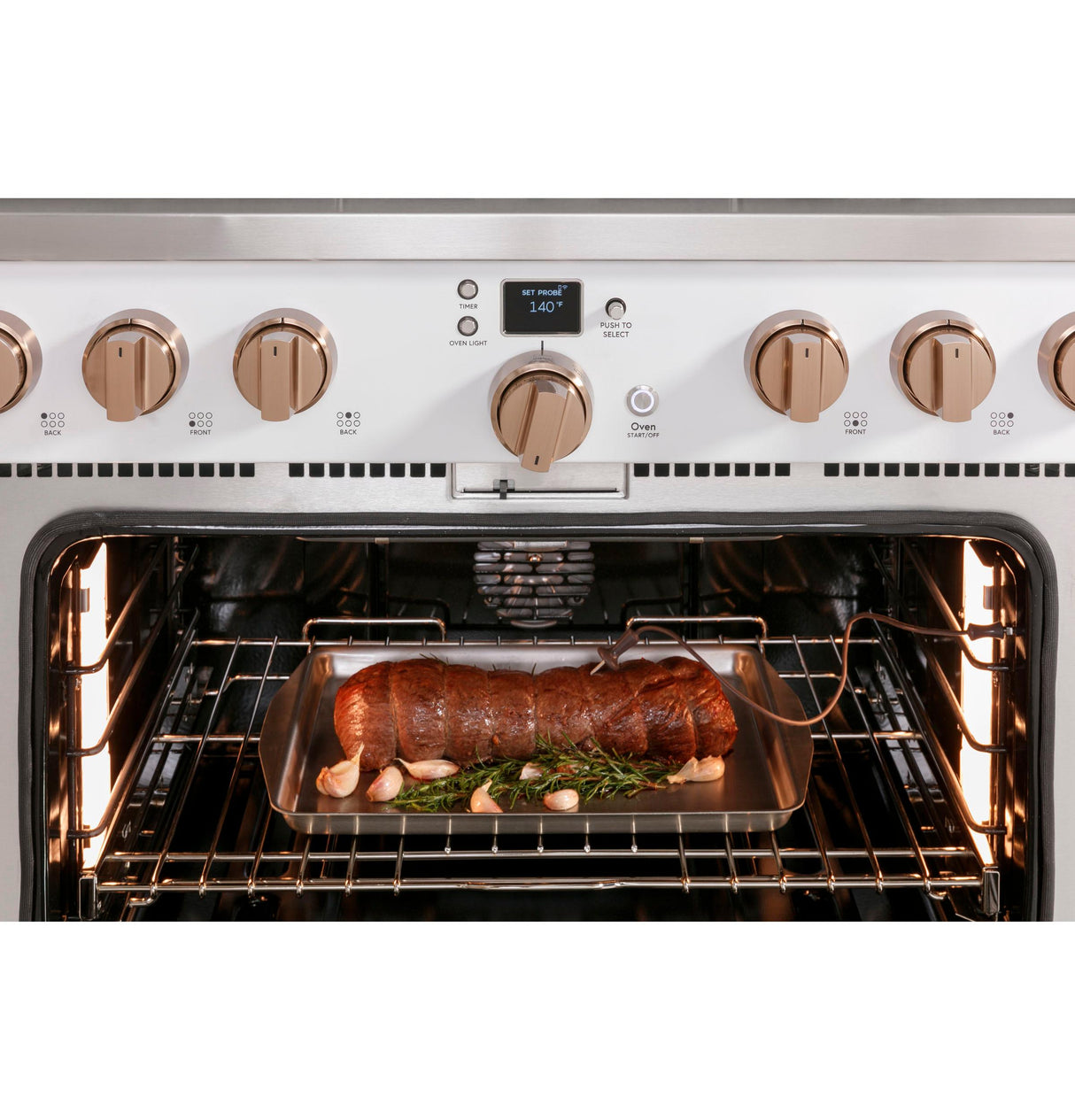 Caf(eback)(TM) 36" Smart All-Gas Commercial-Style Range with 6 Burners (Natural Gas) - (CGY366P2TS1)