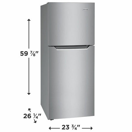 Frigidaire 10.1 Cu. Ft. Top Freezer Apartment-Size Refrigerator - (FFET1022UV)