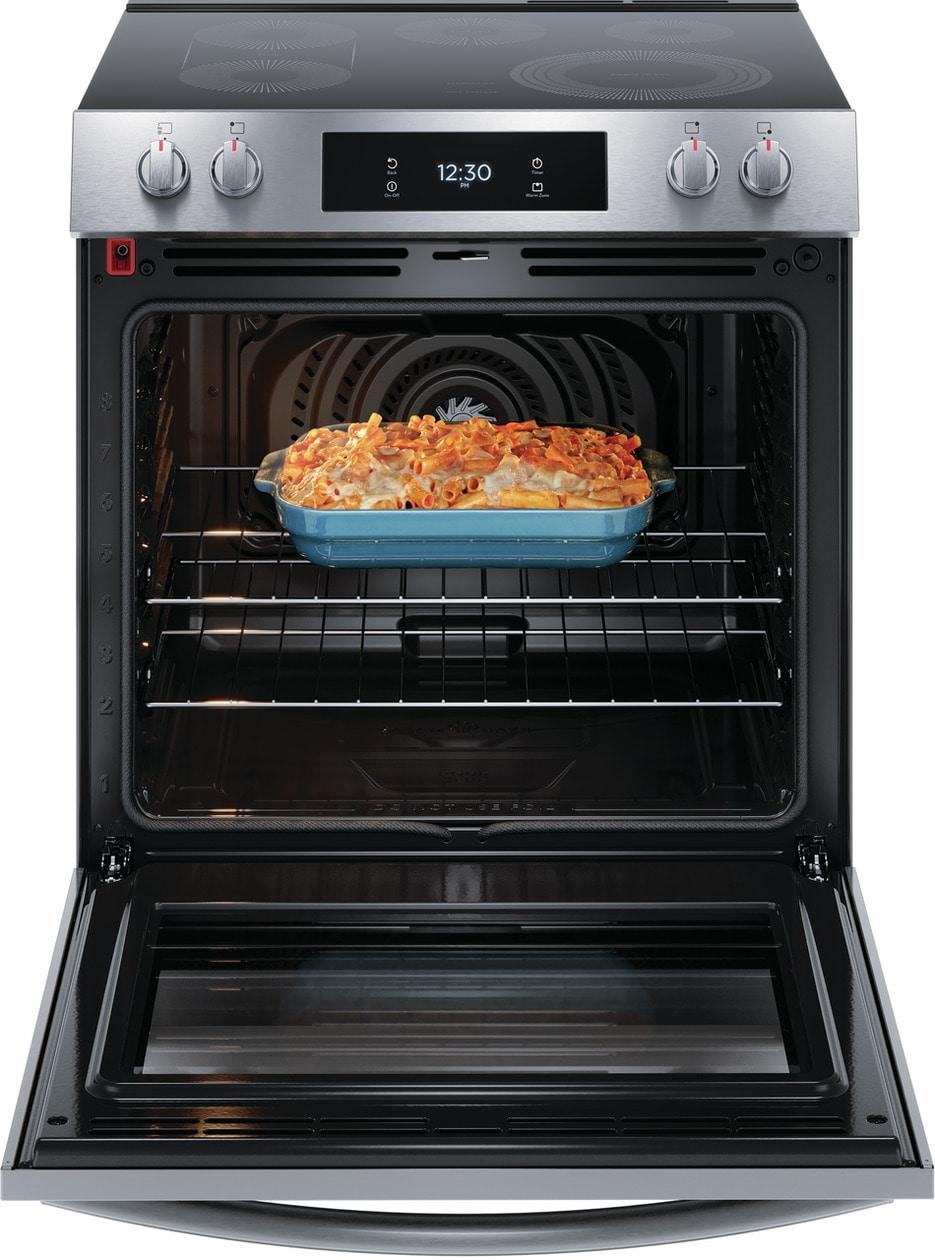 Frigidaire Gallery 30" Front Control Electric Range with Total Convection - (GCFE3060BF)