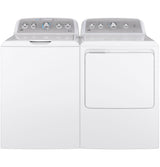 GE(R) 7.2 cu. ft. Capacity aluminized alloy drum Electric Dryer with Sensor Dry - (GTD45EASJWS)