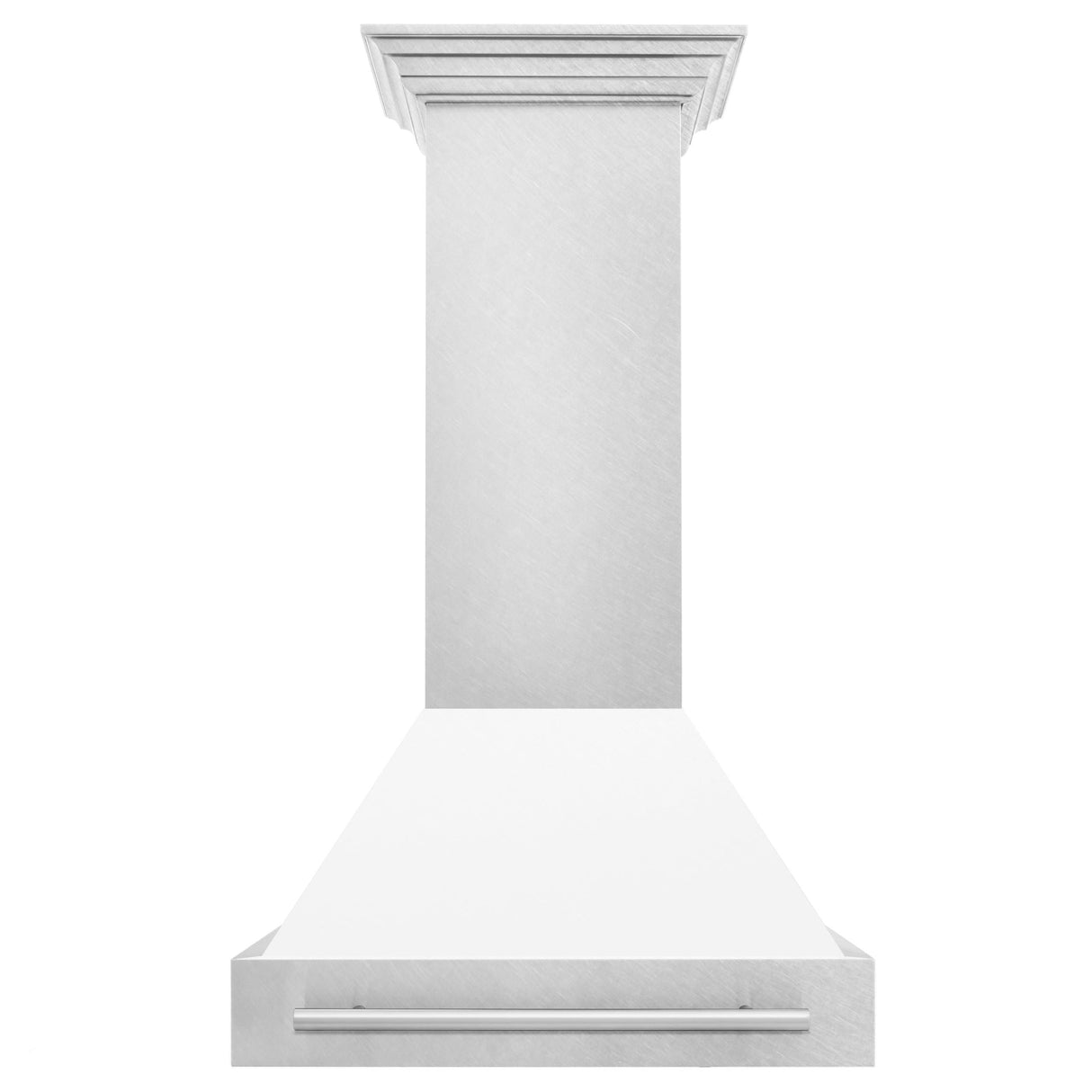 ZLINE 30 in. DuraSnow Stainless Steel Range Hood with Color Shell Options (8654SNX-30) [Color: White Matte] - (8654SNXWM30)