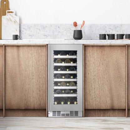 Silhouette Pro - 28 Bottle Built-in Wine Cellar In Stainless Steel - (SPRWC031D1SS)