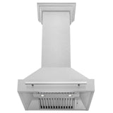 ZLINE 30 in. DuraSnow Stainless Steel Range Hood with Color Shell Options (8654SNX-30) [Color: DuraSnow Stainless Steel] - (8654SNX30)