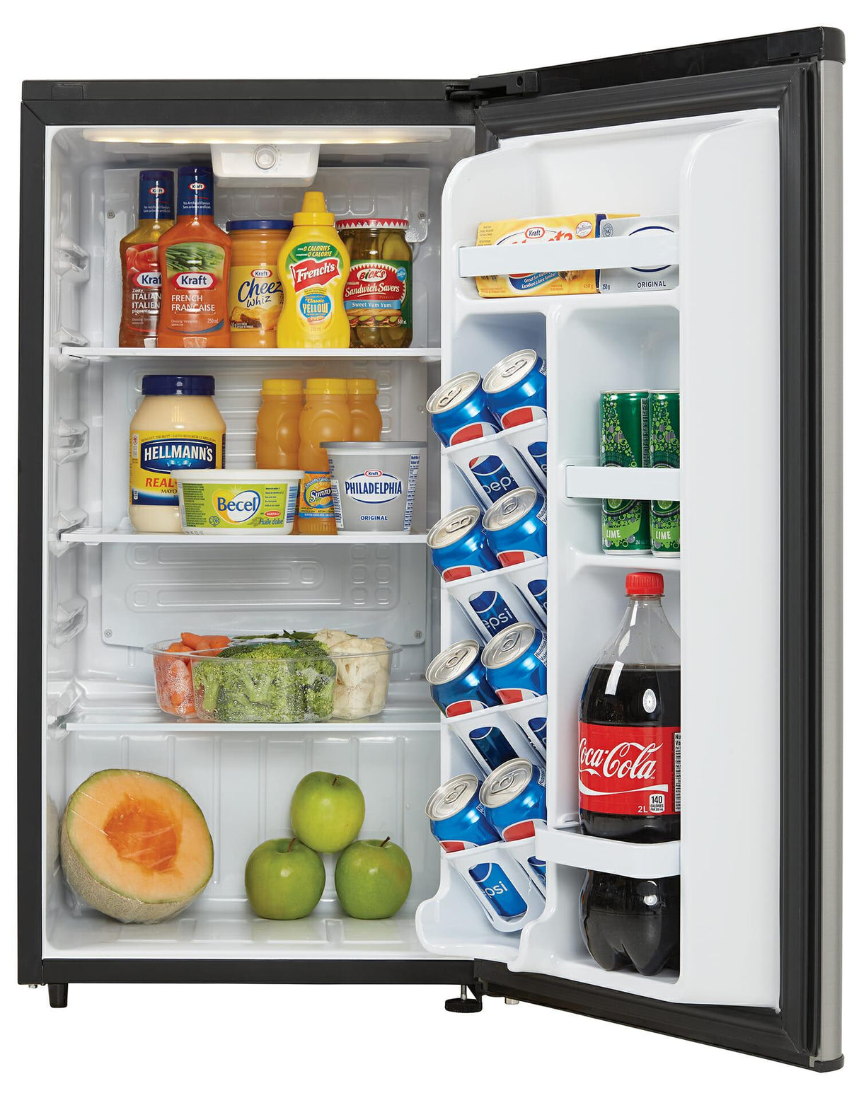 Danby 3.3 cu. ft. Compact Fridge in Stainless Steel - (DAR033A6BSLDB)