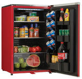 Danby 4.4 cu. ft. Retro Compact Fridge in Metallic Red - (DAR044A6LDB)