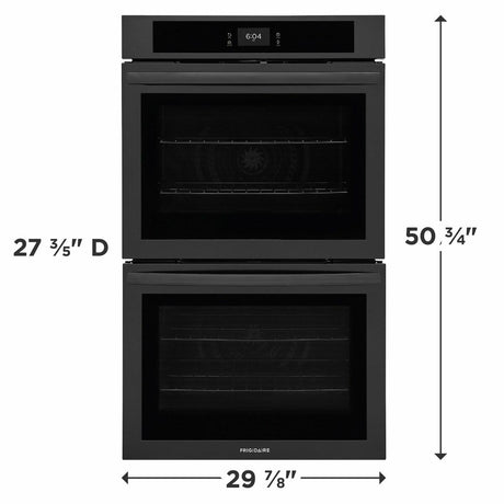 Frigidaire 30" Double Electric Wall Oven with Fan Convection - (FCWD3027AB)