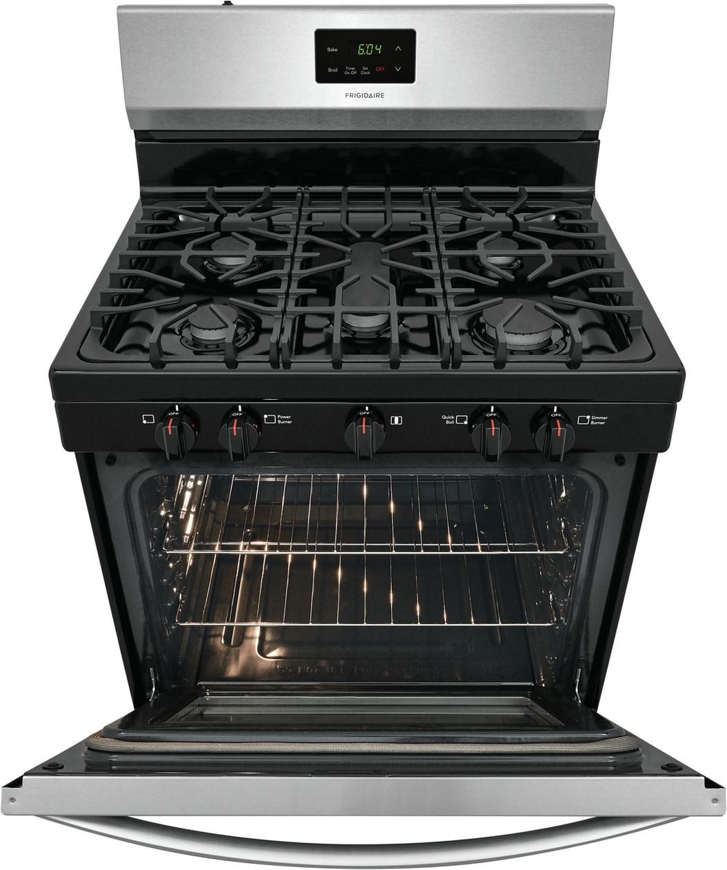 Frigidaire 30" Gas Range - (FCRG3052AS)