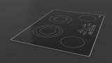 30" RADIANT COOKTOP WITH BRUSHED ALUMINUM TRIM - (F6RT30S2)