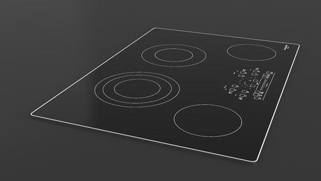 30" RADIANT COOKTOP WITH BRUSHED ALUMINUM TRIM - (F6RT30S2)