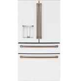 Caf(eback)(TM) ENERGY STAR(R) 27.8 Cu. Ft. Smart 4-Door French-Door Refrigerator - (CVE28DP4NW2)