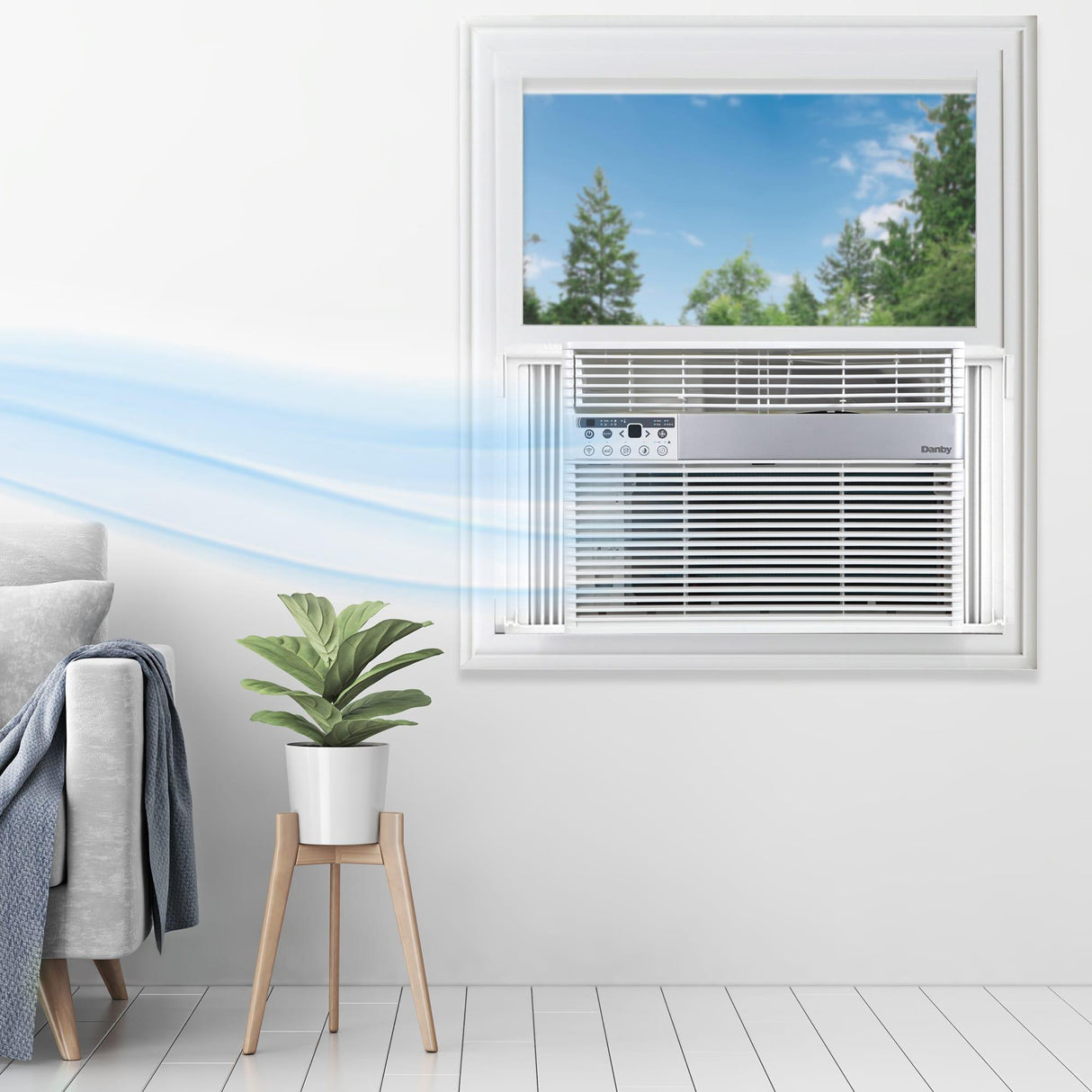 Danby 14,500 BTU Window AC with WIFI in White - (DAC145EB6WDB6)