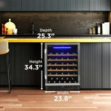 Silhouette - 24" Built-in Wine Cellar In Stainless Steel - (SWC057D1BSS)