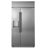 Caf(eback)(TM) 42" Smart Built-In Side-by-Side Refrigerator with Dispenser - (CSB42YP2NS1)