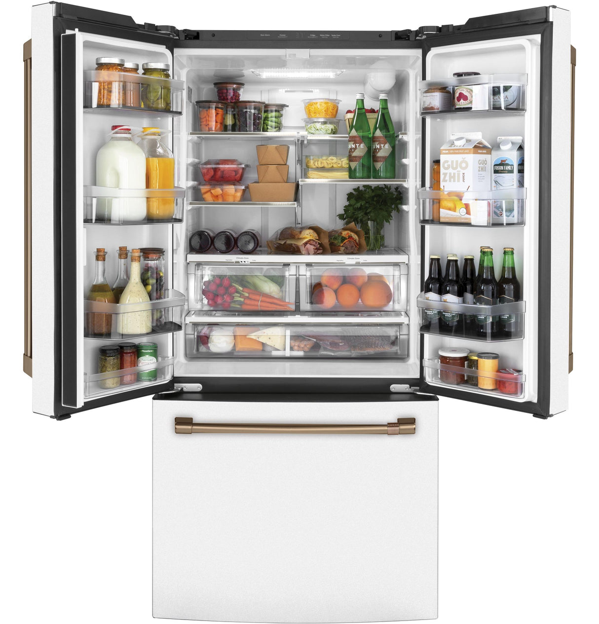 Caf(eback)(TM) ENERGY STAR(R) 18.6 Cu. Ft. Counter-Depth French-Door Refrigerator - (CWE19SP4NW2)