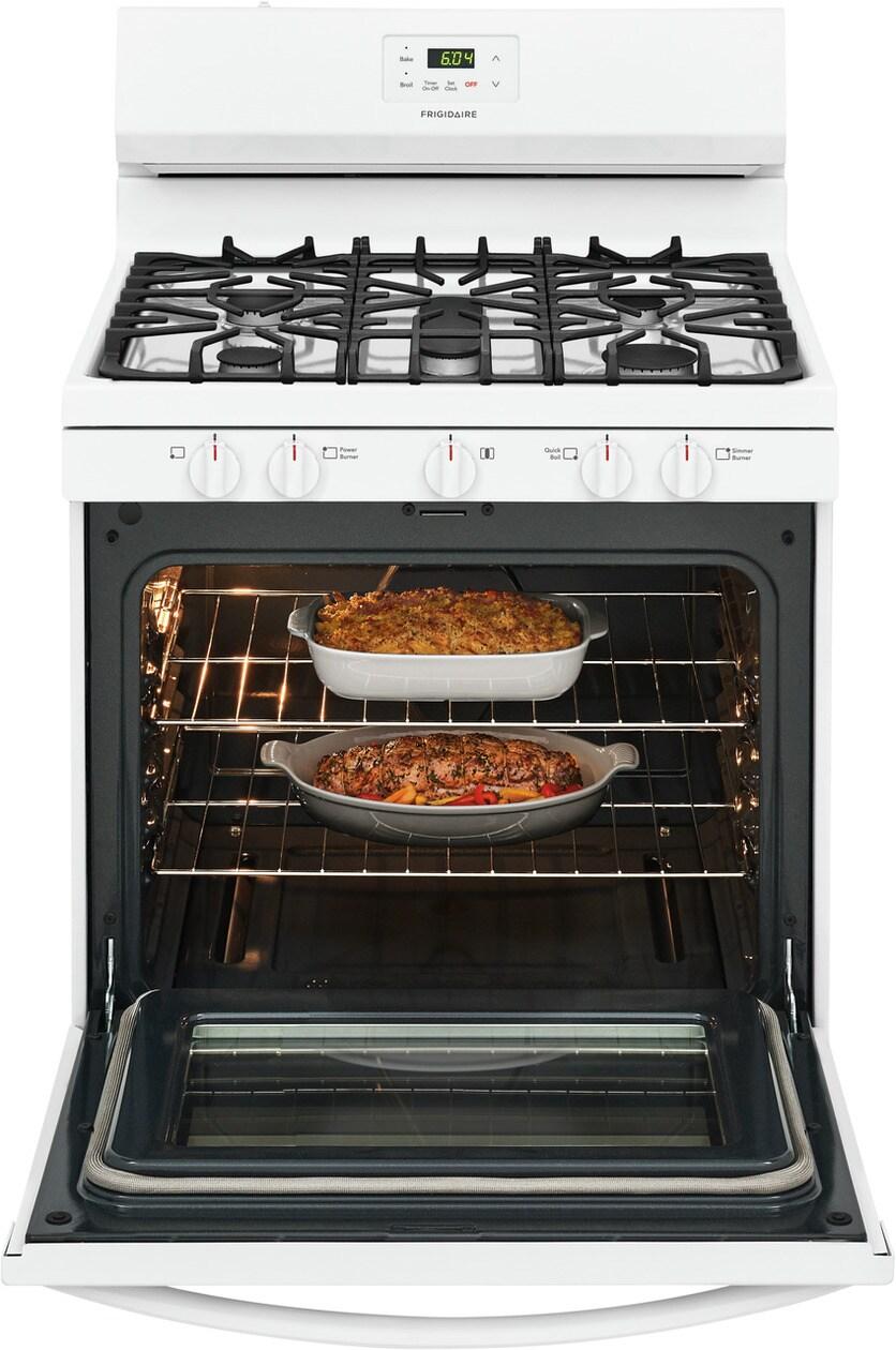 Frigidaire 30" Gas Range - (FCRG3052AW)