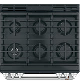 Caf(eback)(TM) 30" Smart Slide-In, Front-Control, Gas Range with Convection Oven - (CGS700P3MD1)