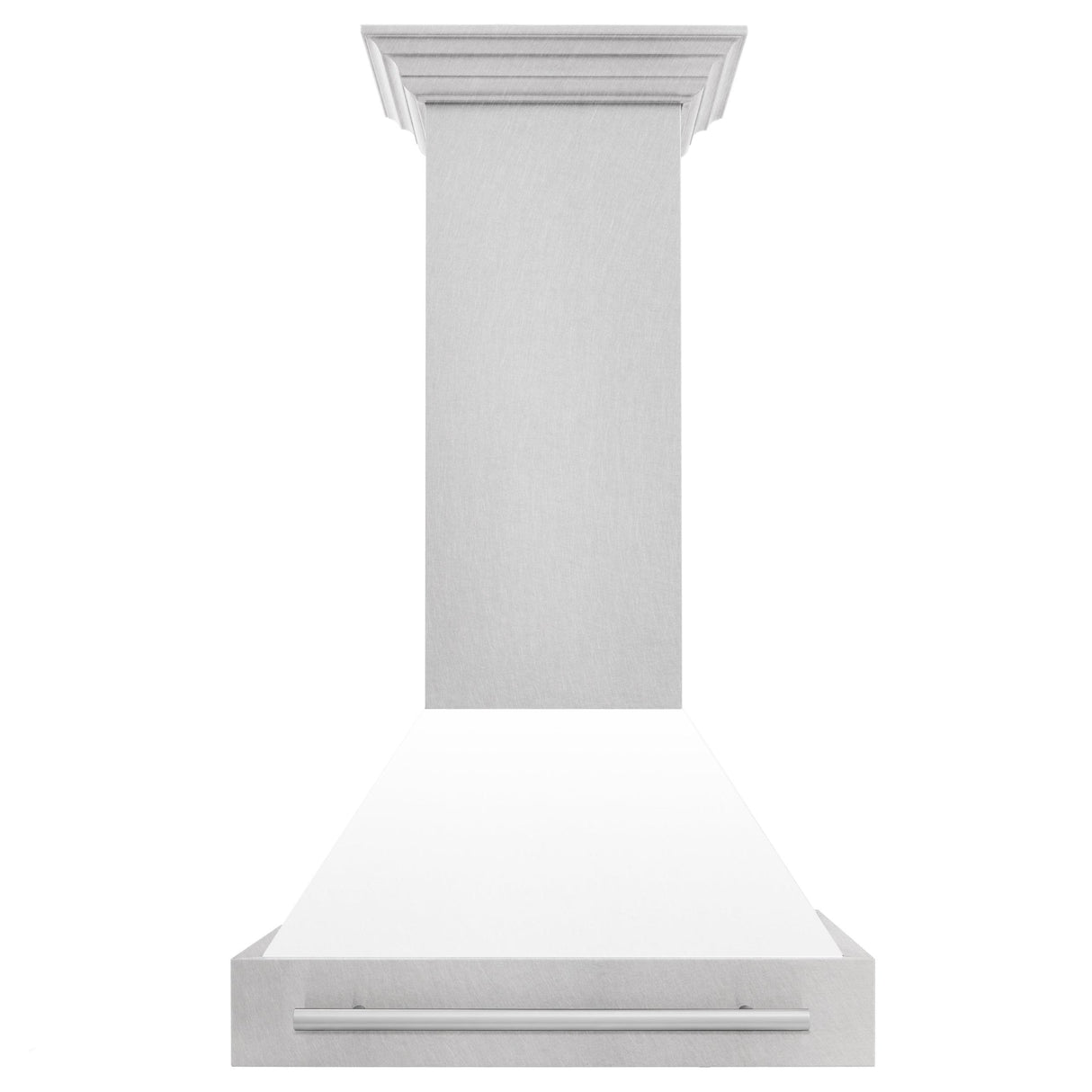 ZLINE 30 in. DuraSnow Stainless Steel Range Hood with Color Shell Options (8654SNX-30) [Color: White Matte] - (8654SNXWM30)