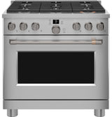 Caf(eback)(TM) 36" Smart All-Gas Commercial-Style Range with 6 Burners (Natural Gas) - (CGY366P2TS1)