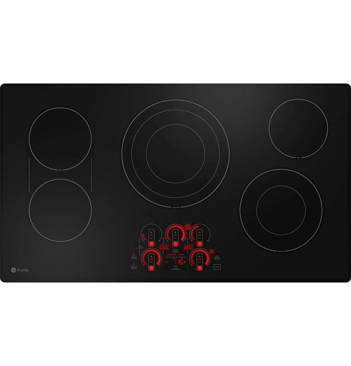 GE Profile(TM) 36" Built-In Touch Control Electric Cooktop - (PEP7036DTBB)