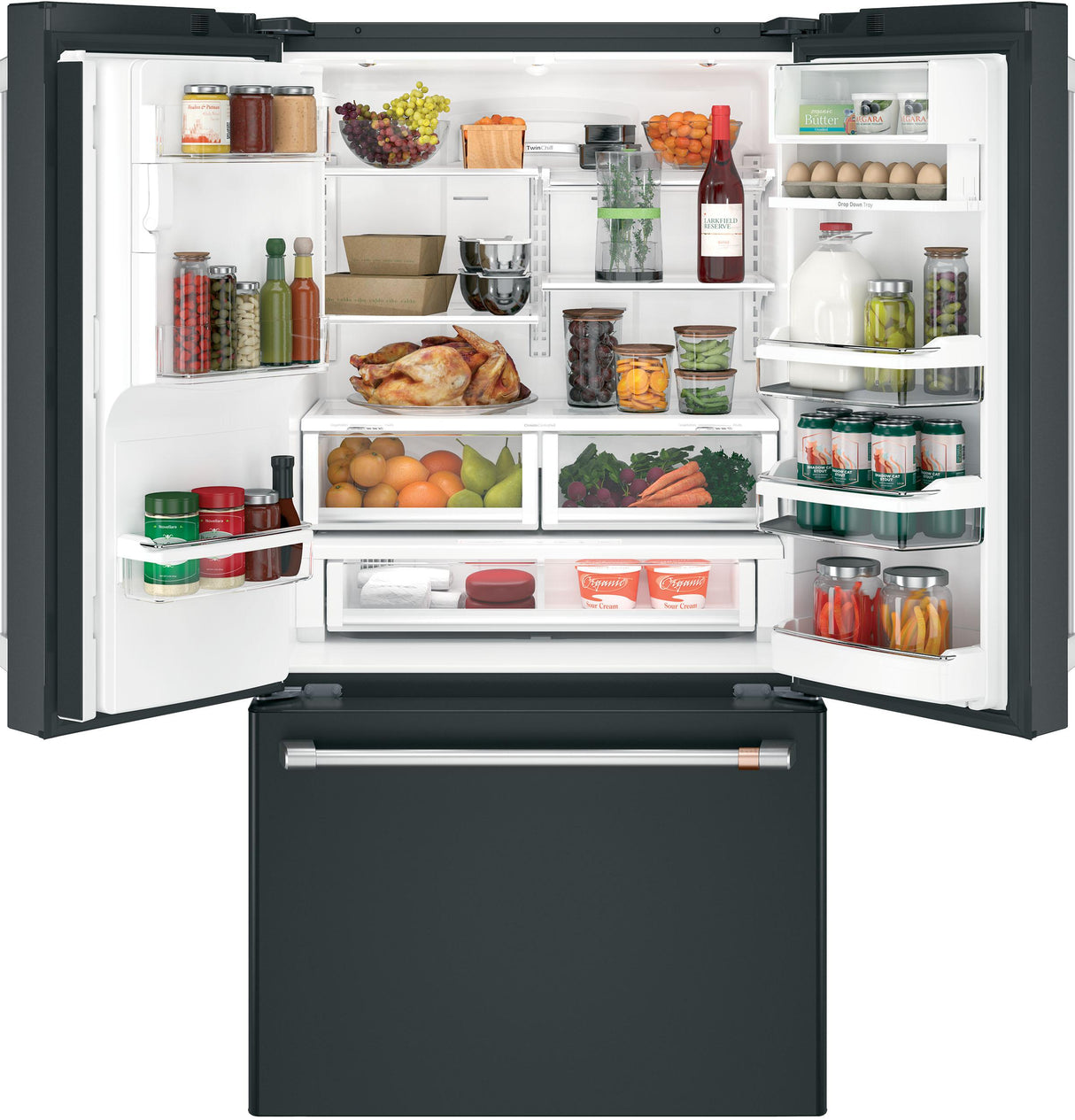 Caf(eback)(TM) ENERGY STAR(R) 22.1 Cu. Ft. Smart Counter-Depth French-Door Refrigerator with Hot Water Dispenser - (CYE22TP3MD1)